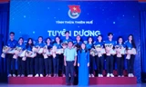 Tuyên dương đoàn viên là Học sinh 3 tốt và Học sinh 3 rèn luyện