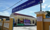 Trường tiểu học Phong Chương (cơ sở Mỹ Phú) sau khi được đầu tư nâng cấp, tôn tạo.