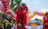 Rực rỡ sắc màu quảng diễn ‘lân, sư, rồng’, rước đèn Trung thu trên đường phố Huế