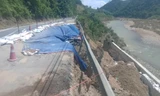 Nhiều đoạn trên Quốc lộ 9 có nguy cơ sạt lở cao
