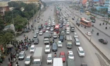 Cửa ngõ Thủ đô ùn tắc ngày cuối tuần Tết Canh Tý