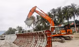 Kè chắn sóng phường Ninh Hải gây lo ngại làm biến dạng biển Dốc Lết