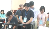 Các bị các tại toà. Ảnh: DĐ