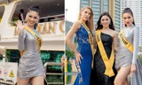 Ngọc Thảo khoe chân dài 1m11, quẩy cực 'sung' bên dàn thí sinh Miss Grand 2021