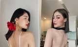 Á hậu Thùy Dung, Kiều Loan diện váy xẻ táo bạo khoe trọn lưng trần nóng bỏng