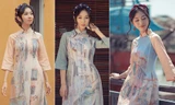 Người đẹp được ví là 'bản sao' của Nguyễn Thị Huyền tái xuất với áo dài 