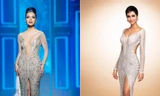 Người đẹp Thái bị cho là mặc váy 'nhái' của H'Hen Niê tại bán kết Miss Universe Thailand