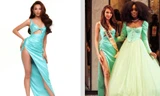 Thuỳ Tiên đụng màu váy với đương kim Miss Grand, hô vang Việt Nam trong buổi lễ nhận sash 
