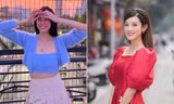 Á hậu Phương Anh khoe eo thon quyến rũ, Huyền My xinh đẹp trên phố với áo dài Tết đỏ rực