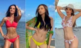 Đỗ Thị Hà và dàn thí sinh Miss World 'đọ dáng' sexy với bikini trong phần thi Beach Beauty