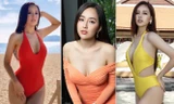 Vóc dáng 'đồng hồ cát' nóng 'bỏng mắt' của Hoa hậu Mai Phương Thúy ở tuổi 33
