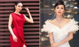 Á hậu Diễm Trang đẹp tựa 'thiên nga trắng', Á hậu Hoàng My mặc váy đỏ rực khoe chân sexy