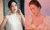 Á hậu Phương Anh mặc váy cổ chữ V quyến rũ, Á hậu Phương Nga khoe da trắng sứ nuột nà