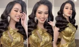 Hoa hậu Đỗ Thị Hà diện váy vàng gold cắt xẻ sexy, khoe loạt thần thái 'đỉnh cao'
