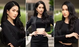 Á hậu Phương Anh mặc áo crop-top khoe vòng eo 'con kiến' 