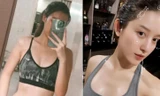 Đỗ Mỹ Linh, Huyền My khoe dáng nóng bỏng khi tập thể dục ở nhà