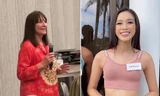 Mặc crop-top khoe trọn vòng eo 'con kiến', Đỗ Thị Hà có dịp diện kiến chủ tịch Miss World