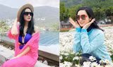 Hoa hậu Giáng My khoe khéo body gợi cảm và vẻ đẹp không tuổi những ngày đầu năm mới