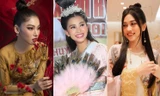 Ngắm dàn hoa, á hậu Việt hoá mỹ nhân cổ trang đẹp tựa chị Hằng trong mùa Trung thu