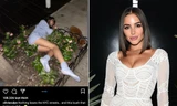 Hoa hậu Hoàn vũ Olivia Culpo gây sốc khi lộ ảnh say xỉn, ngã bụi cây ven đường