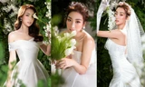'Tái xuất' sau thời gian giãn cách, Hoa hậu Đỗ Mỹ Linh hóa cô dâu gợi cảm hút hồn 