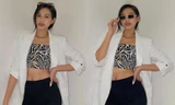 Đỗ Thị Hà bất ngờ đổi style cá tính, mặc áo crop-top khoe eo 'con kiến' cực nóng bỏng 