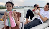 Đàm Thu Trang gọi yêu con gái là “Cường con”, cùng Cường Đôla du ngoạn sông Sài Gòn