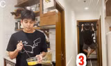 Running Man Việt Nam: Chỉ có thể là "thỏ trắng" Jun Phạm, vừa hít xà đơn vừa chiên trứng!