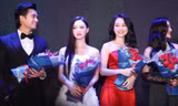 Samuel An tháp tùng 3 mỹ nhân AMEE, Salim, Trúc Anh trên thảm đỏ "Thiên Thần Hộ Mệnh"