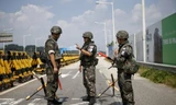 Binh sĩ Hàn Quốc tại khu vực biên giới (Nguồn: Reuters)