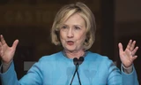 Cựu Ngoại trưởng Mỹ Hillary Clinton tại một cuộc thảo luận ở trường đại học Georgetown, thủ đô Washington ngày 3/12/2014. (Nguồn: AFP/TTXVN)