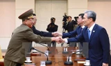 Hàn Quốc và Triều Tiên bắt đầu hội đàm cấp cao nhằm tháo ngòi tình trạng căng thẳng đang gia tăng trên Bán đảo Triều Tiên. (Nguồn: Yonhap/ TTXVN)
