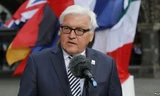 Ngoại trưởng Đức Frank-Walter Steinmeier phát biểu trước cuộc họp các ngoại trưởng G-7 ở Luebeck. Nguồn: Reuters