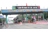 Trạm thu phí qua cầu Bến Thủy (Nghệ An).