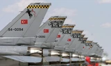 Các chiến đấu cơ F-16 của không quân Thổ Nhĩ Kỳ. Ảnh: AP