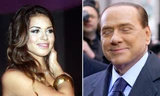 Cô gái làng chơi Ruby (trái) và cựu Thủ tướng Italy Silvio Berlusconi. (Nguồn: La Repubblica)