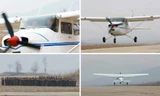 [ẢNH] Ông Kim Jong-un thử nghiệm máy bay nội địa