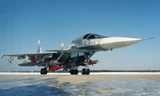 Tiêm kích - ném bom Su-34 của không quân Nga. Ảnh: Bộ Quốc phòng Nga