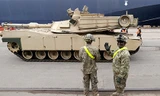 Tăng Abrams của Mỹ hiện diện tại khu vực Baltic