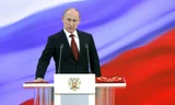 Ông Vladimir Putin tại lễ tuyên thệ nhậm chức Tổng thống Liên bang Nga.