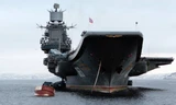 Tàu sân bay duy nhất của hải quân Nga Admiral Kuznetsov bất ngờ tái xuất. Ảnh: RIA Novosti