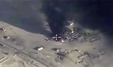 [VIDEO] Nga không kích dữ dội đoàn xe chở dầu của IS
