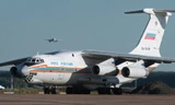 Máy bay vận tải IL-76 của Bộ Tình trạng Khẩn cấp Nga. Ảnh: RIA Novosti