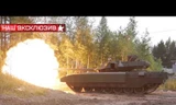 Mục kích siêu tăng T-14 Armata khai hỏa