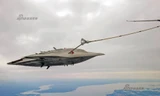 Tận thấy siêu UAV tàng hình X-47B tiếp dầu trên không