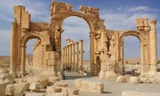 Khải Hoàn Môn ở thành phố cổ Palmyra. Ảnh: AP 