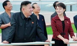 Nhà lãnh đạo CHDCND Triều Tiên Kim Jong-un và phu nhân Ri Sol-ju 
