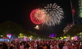 Pháo hoa rực sáng đón năm mới 2020