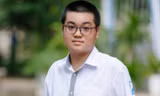 Thủ khoa lớp 10 của Hà Nội, em Nguyễn Hoàng Minh Quân. Ảnh: NVCC