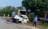Ô tô tông xe máy ở Nghệ An, hai vợ chồng tử vong
